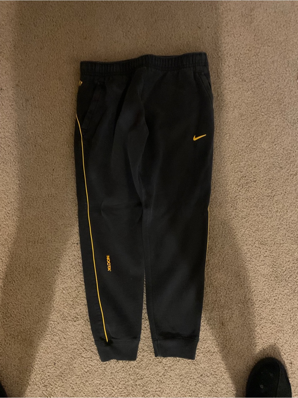 Nike x Drake NOCTA Fleece Pants (Black/University Gold)